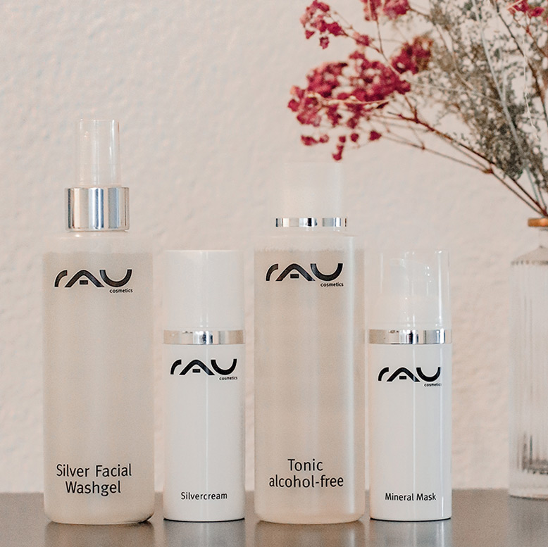 RAU Cosmetics Pflege-Set unreine Haut L: Silver Produkte & Reinigung